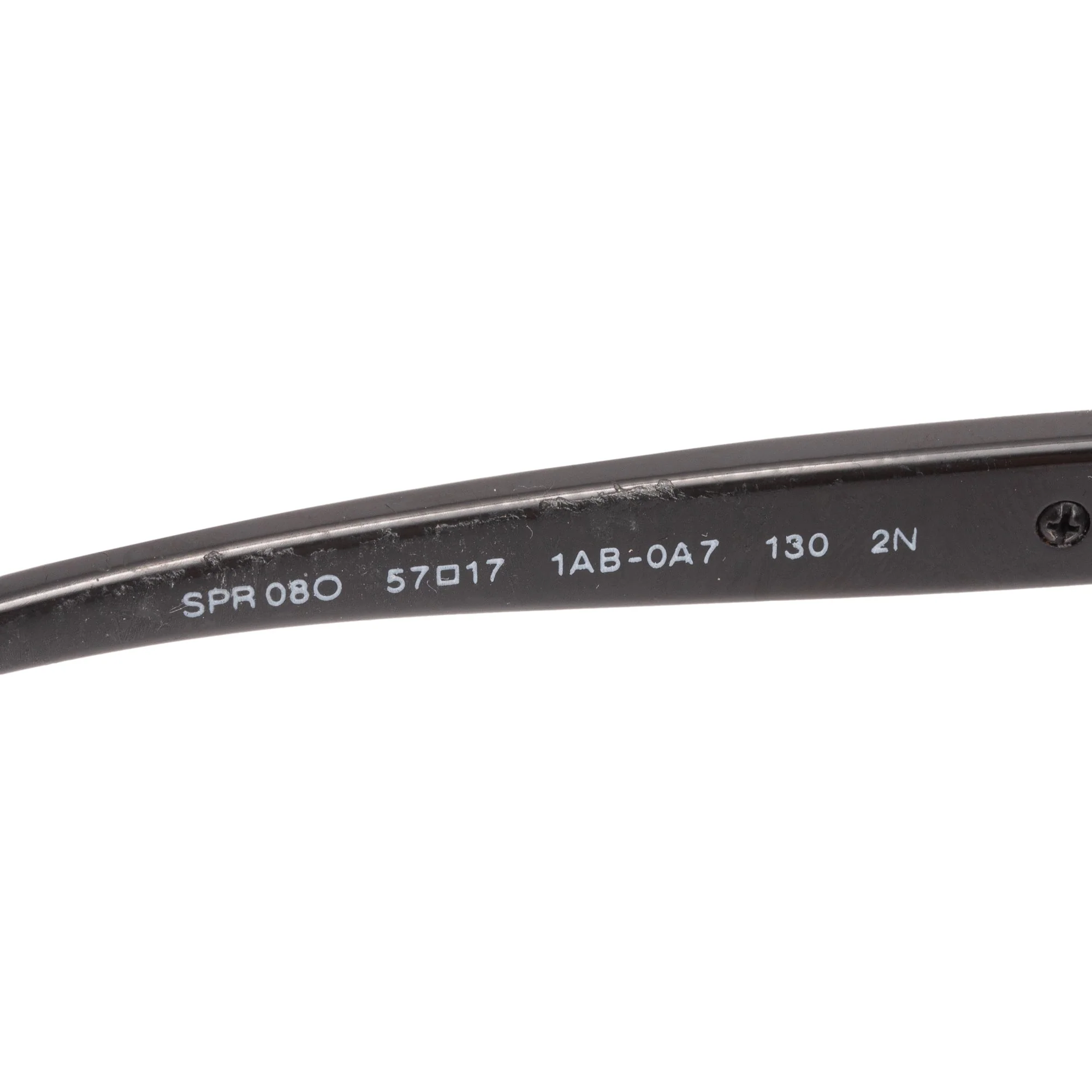 Prada SPR 080  Black Acetate Conceptual Sunglasses w/ Case - Image 4