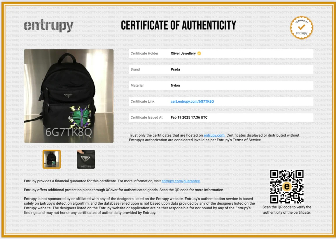 Prada X Universal Studios Black Tessuto Nylon Frankenstein Heart Backpack - Image 10