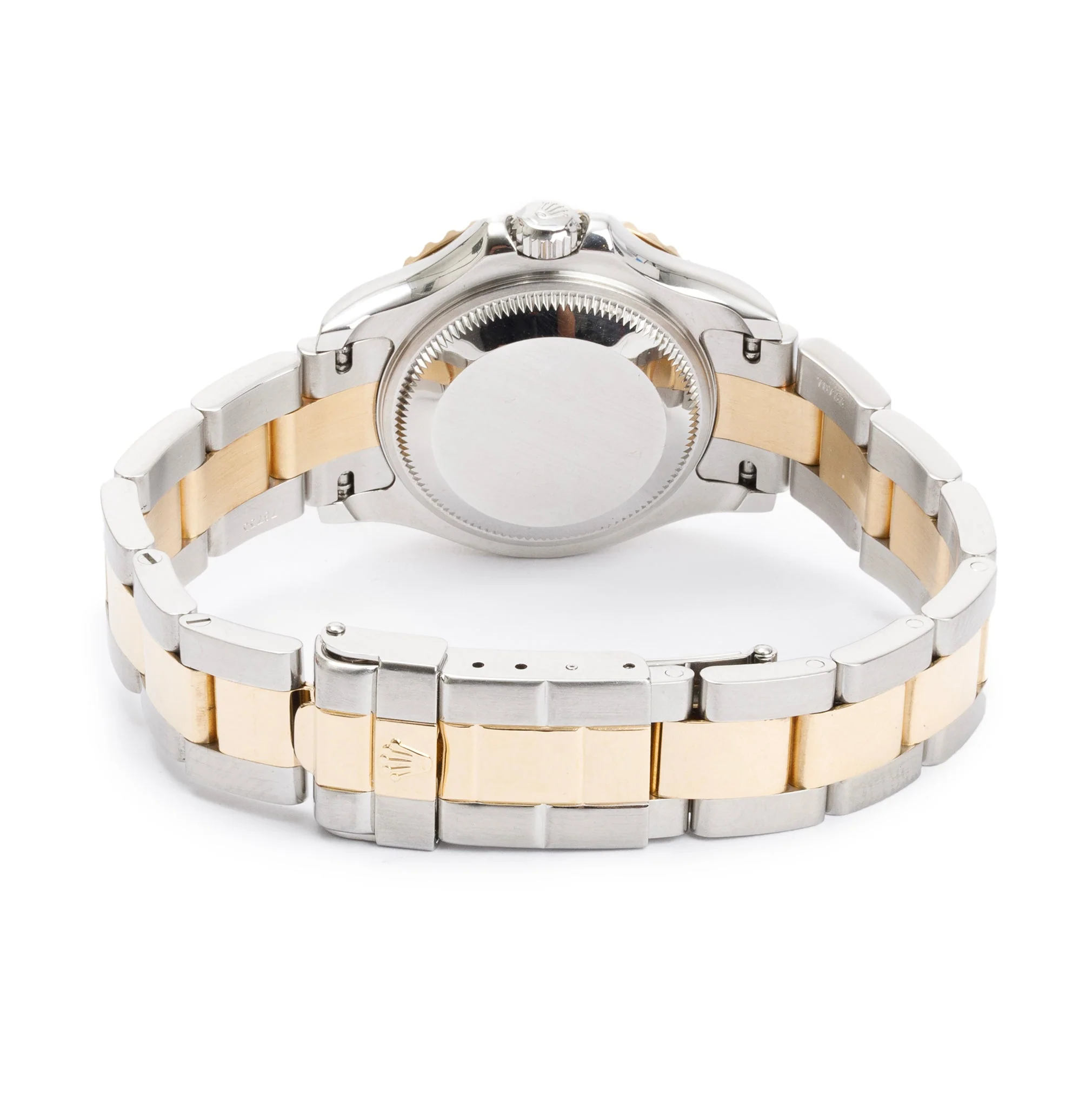 Rolex Stainless Steel & 18k Yellow Gold Ladies Yacht-Master Date 29 MM Diamond Dial Automatic Watch w/ Box - Image 4