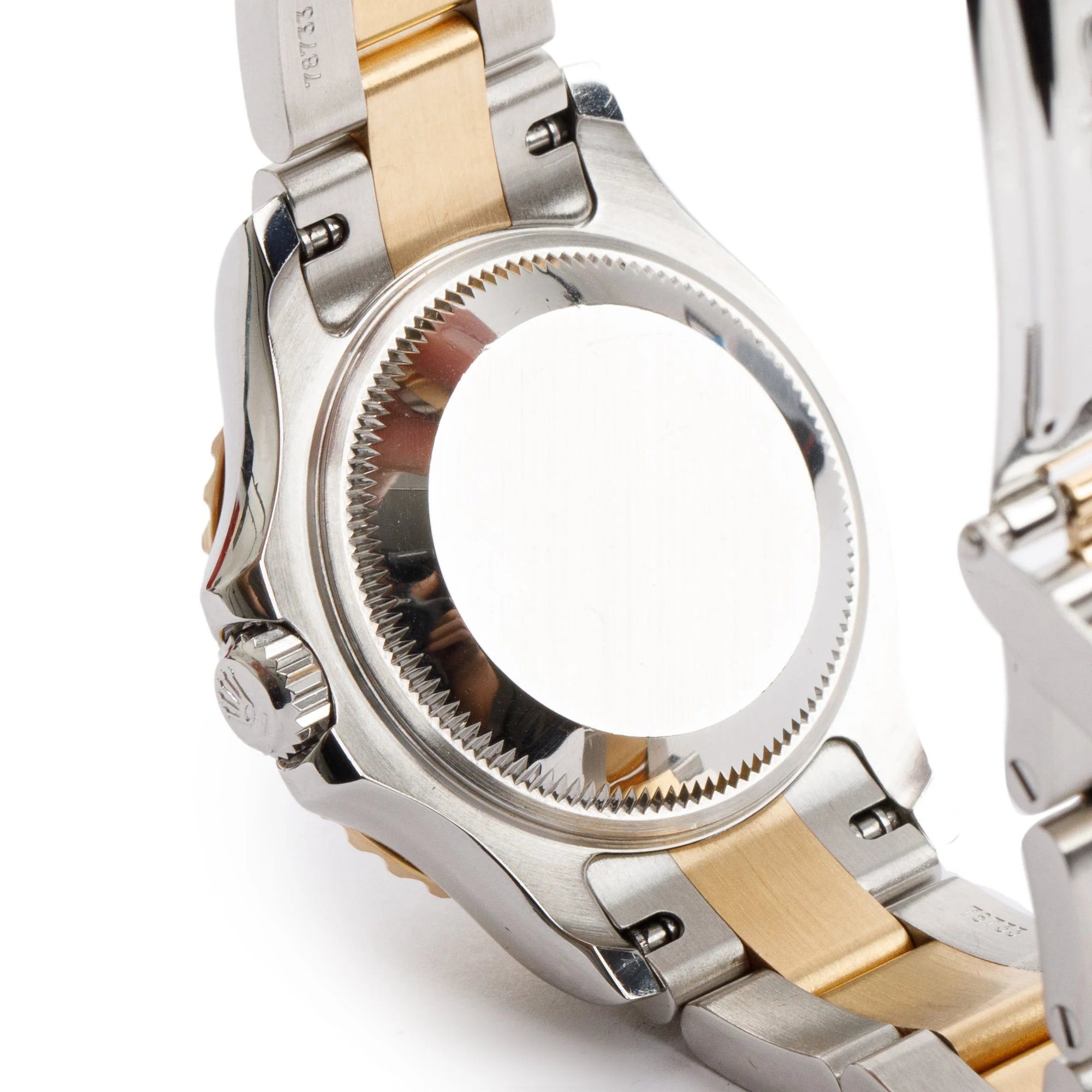 Rolex Stainless Steel & 18k Yellow Gold Ladies Yacht-Master Date 29 MM Diamond Dial Automatic Watch w/ Box - Image 6