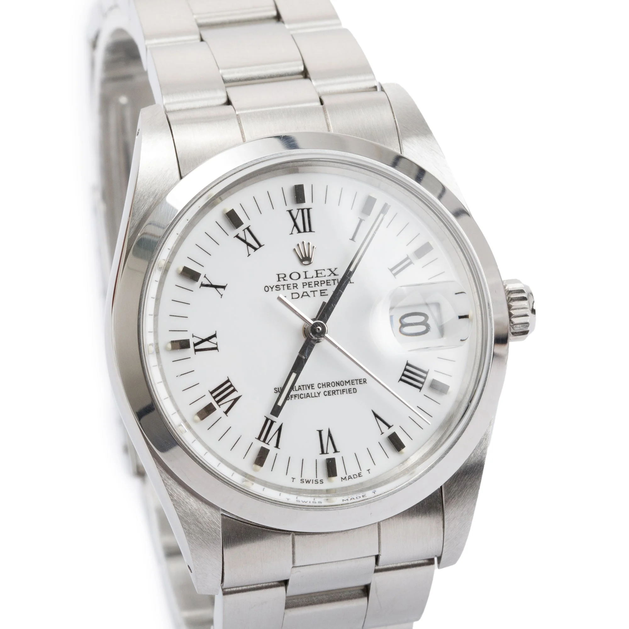 Rolex Stainless Steel Oyster Perpetual Date 34 MM Watch w/ Box & Papers - Image 3