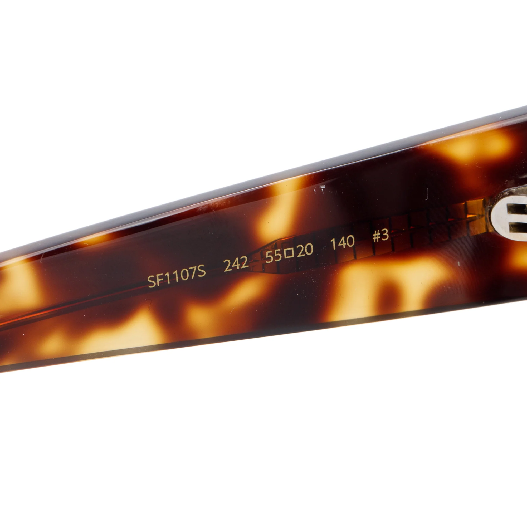 Salvatore Ferragamo SF1107S Havana Acetate Cat-Eye Sunglasses w/ Box & Case - Image 4