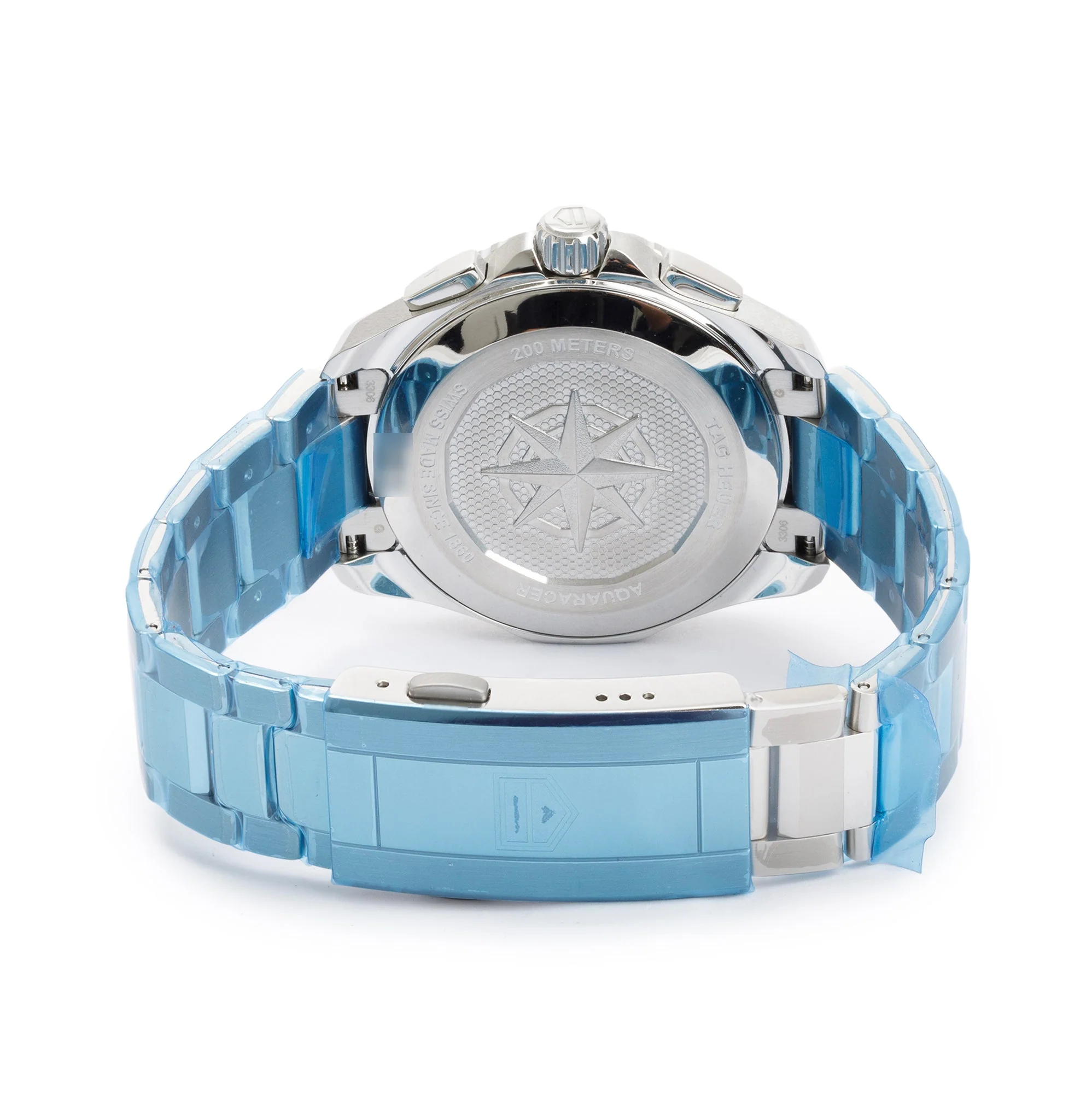 Tag Heuer Stainless Steel Aquaracer Professional 200 40 MM Date Chronograph Watch w/ Box & Papers - Image 3