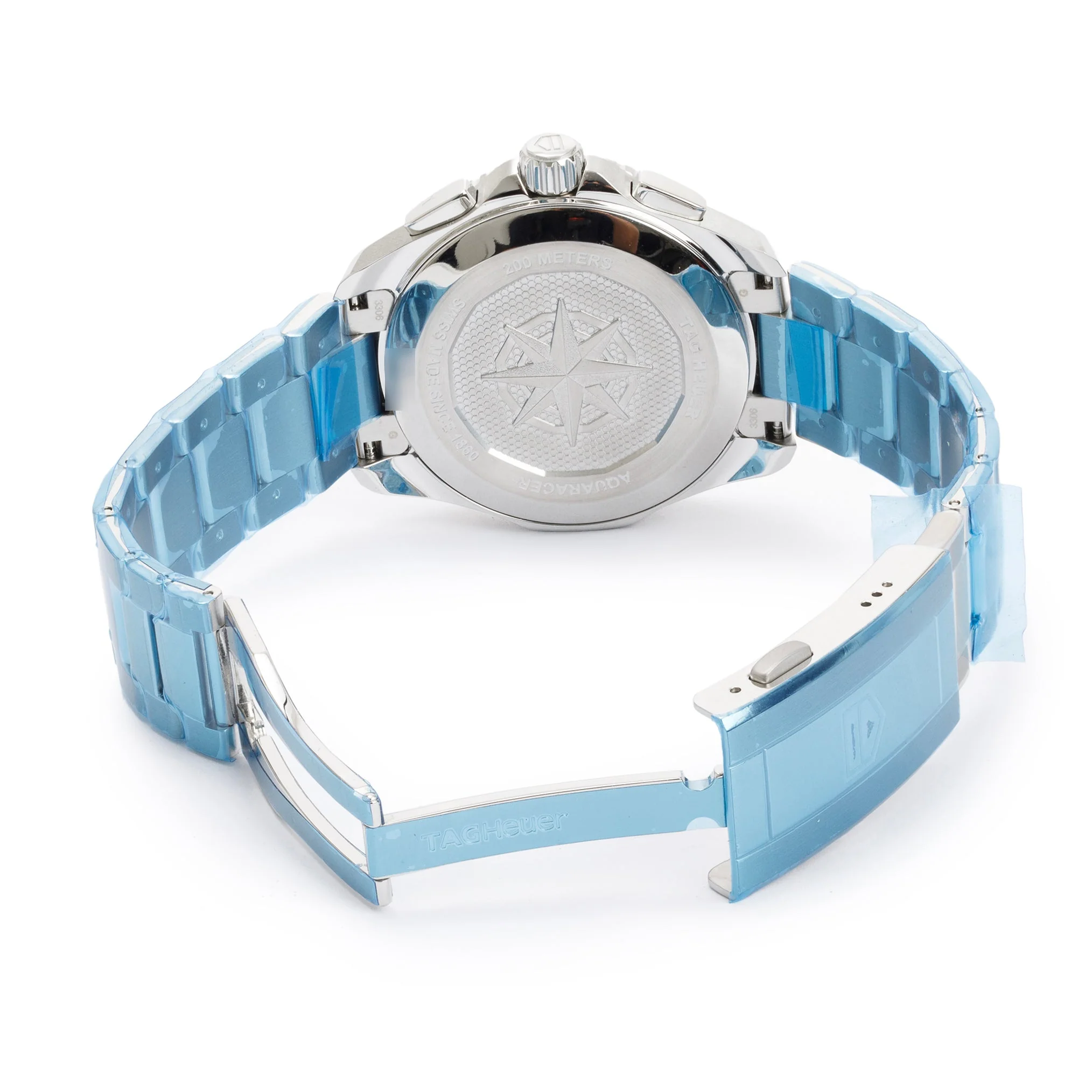 Tag Heuer Stainless Steel Aquaracer Professional 200 40 MM Date Chronograph Watch w/ Box & Papers - Image 4