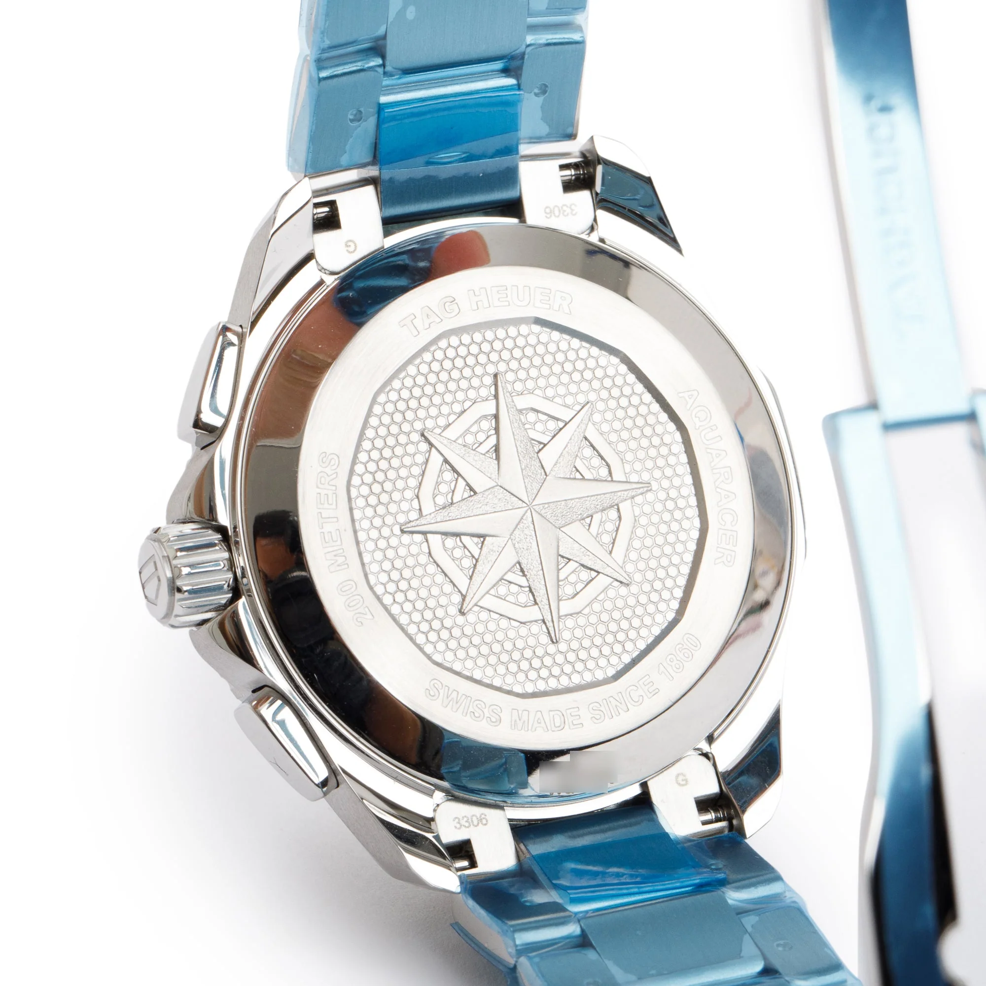 Tag Heuer Stainless Steel Aquaracer Professional 200 40 MM Date Chronograph Watch w/ Box & Papers - Image 5