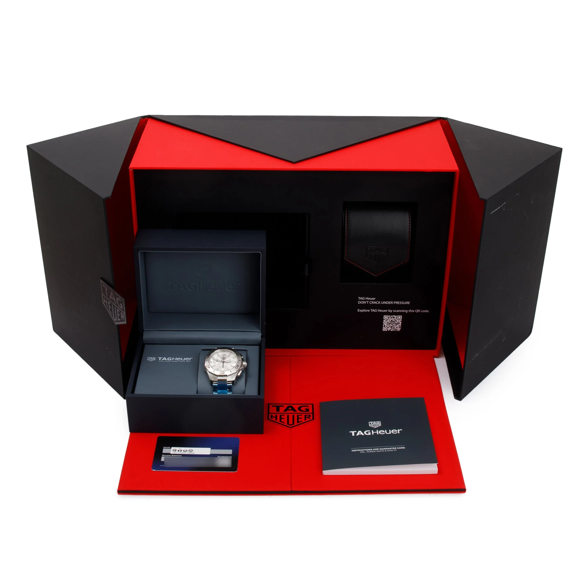 Tag Heuer Stainless Steel Aquaracer Professional 200 40 MM Date Chronograph Watch w/ Box & Papers - Image 6