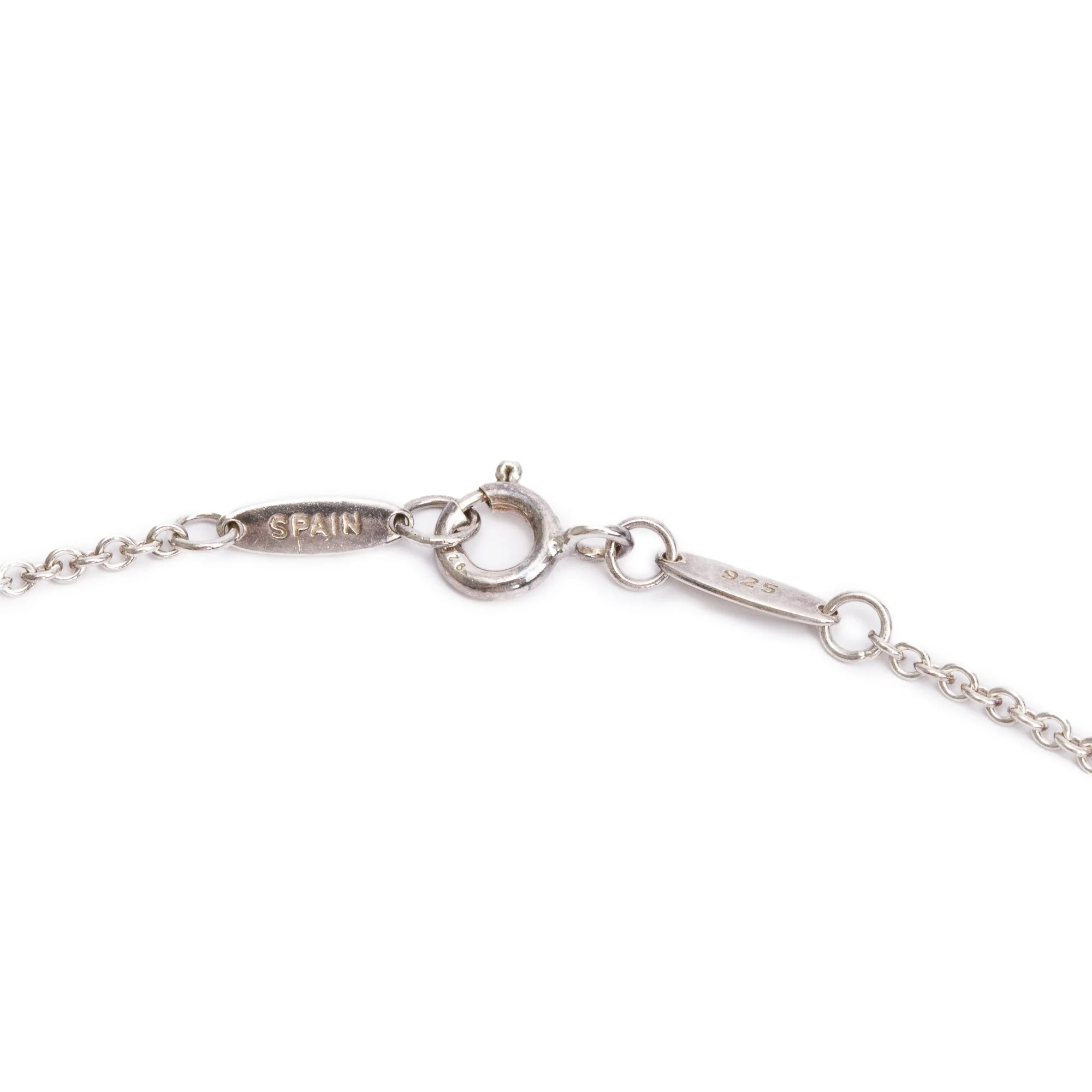 Tiffany & Co. Sterling Silver Elsa Peretti Open Heart Pendant Necklace, 22 MM - Image 4