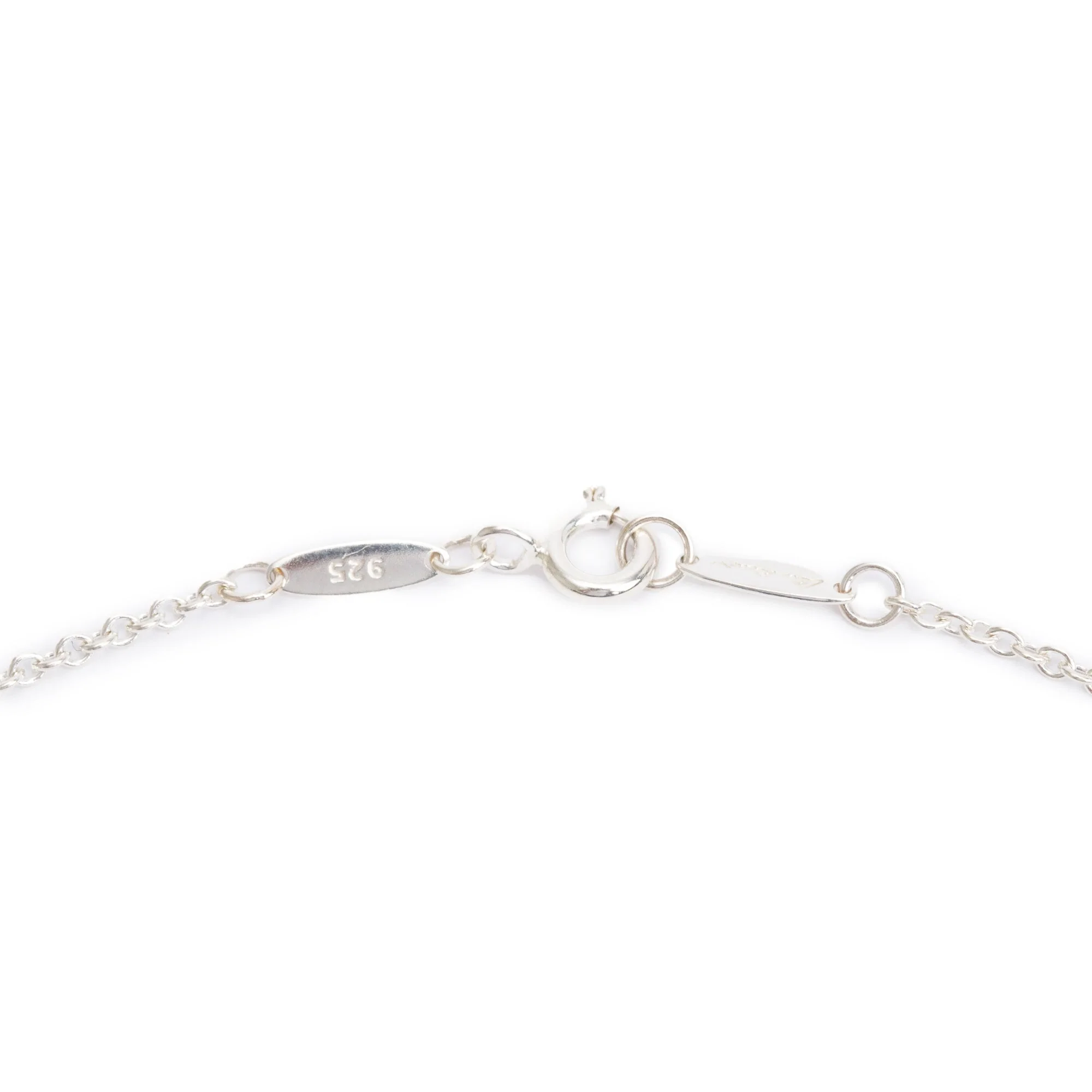 Tiffany & Co. Sterling Silver Elsa Peretti Open Heart Pendant Necklace, 27 MM - Image 4