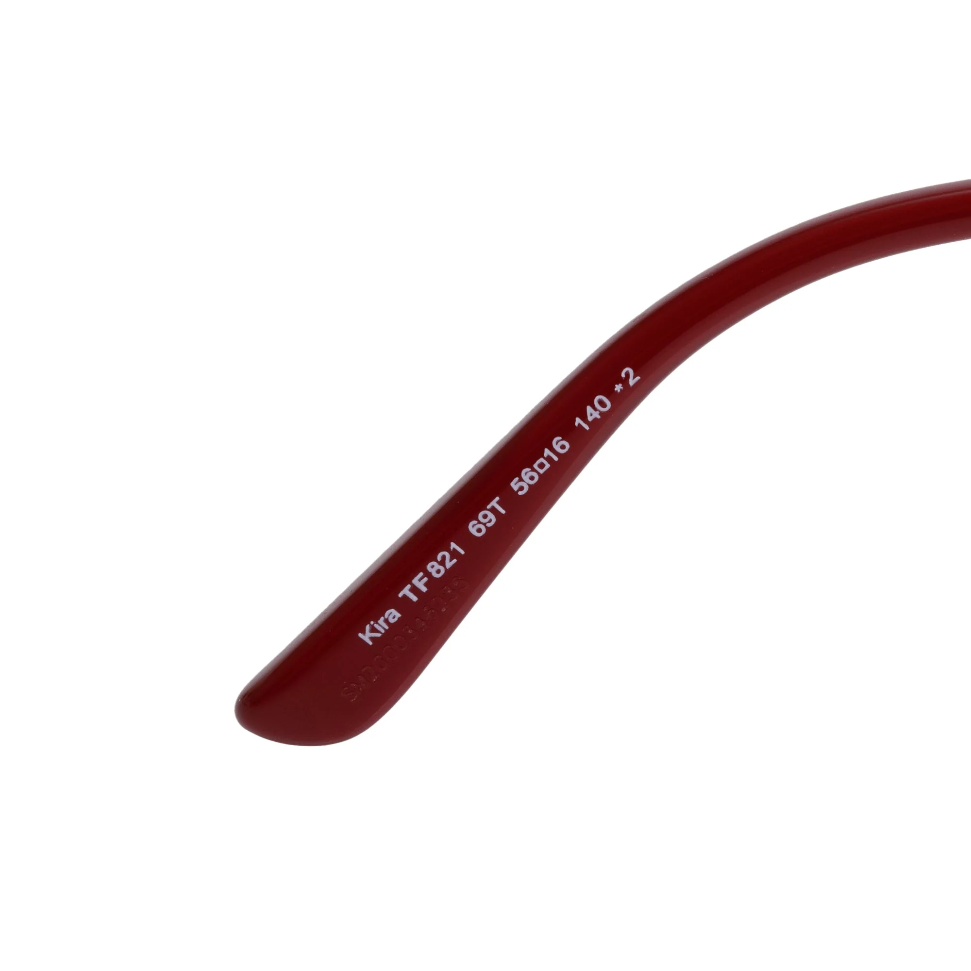 Tom Ford TF821 Burgundy Acetate Kira Cat-Eye Sunglasses - Image 3