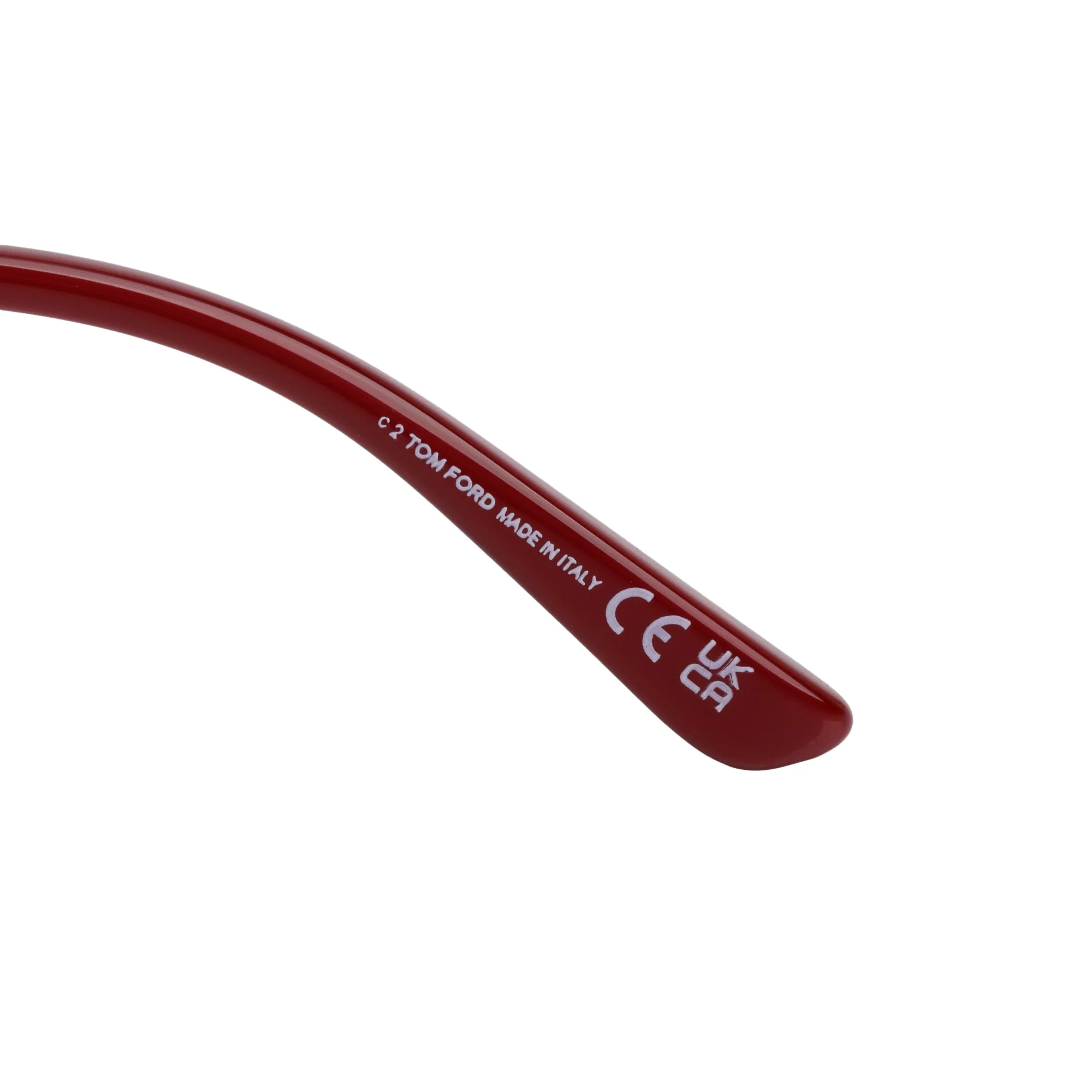 Tom Ford TF821 Burgundy Acetate Kira Cat-Eye Sunglasses - Image 4