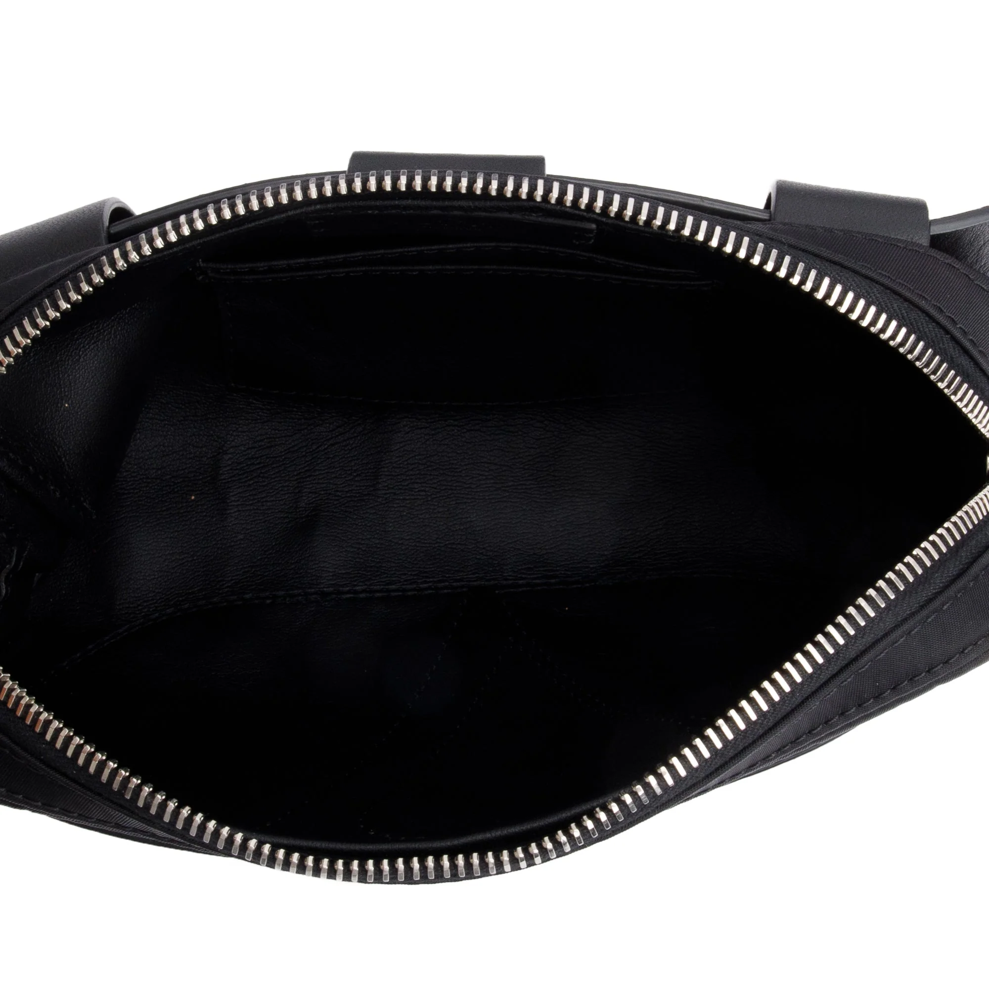 Valentino Black Nylon Leather Trimmed Vlogo Signature Small Belt Bag - Image 5